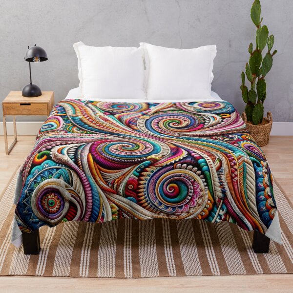 Item preview, Himalayan Woven Rainbow Pattern designed and sold by Aryabek.
