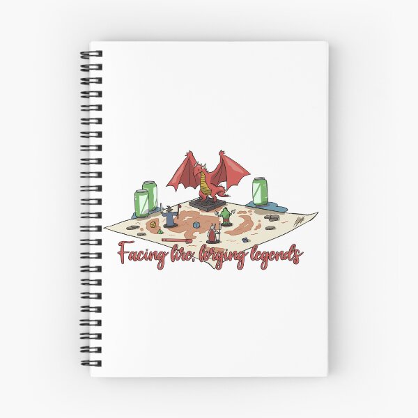 Item preview, Facing the dragon, forging legends. RPG Design designed and sold by LookByLau.