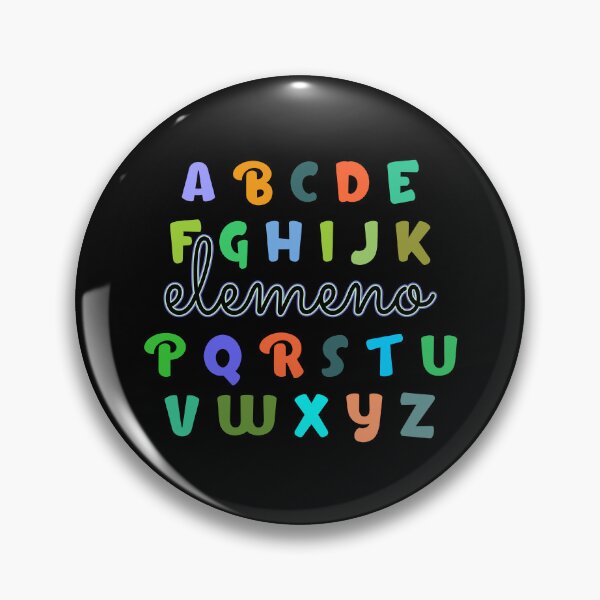 Item preview, Abcd Alphabet Elemeno P T-shirt - Sticker Redbubble designed and sold by bluehatgraphics.