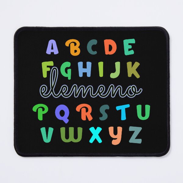 Item preview, Abcd Alphabet Elemeno P T-shirt - Sticker Redbubble designed and sold by bluehatgraphics.