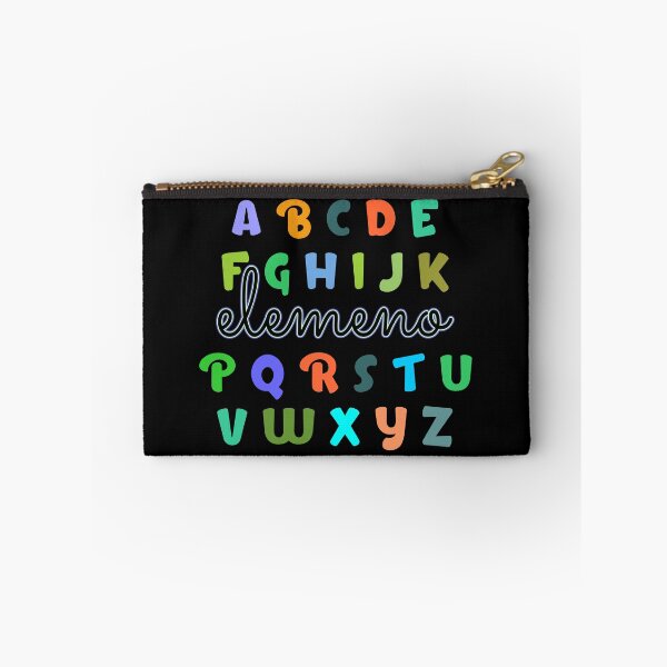 Item preview, Abcd Alphabet Elemeno P T-shirt - Sticker Redbubble designed and sold by bluehatgraphics.