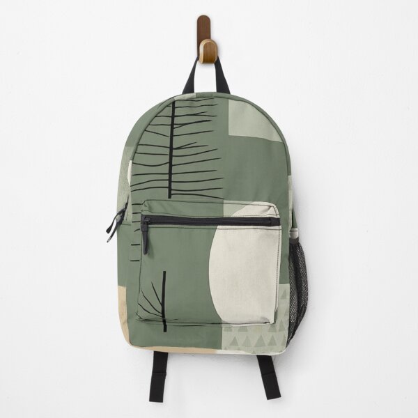 Item preview, Japandi sage green abstract art designed and sold by filigreedigital.