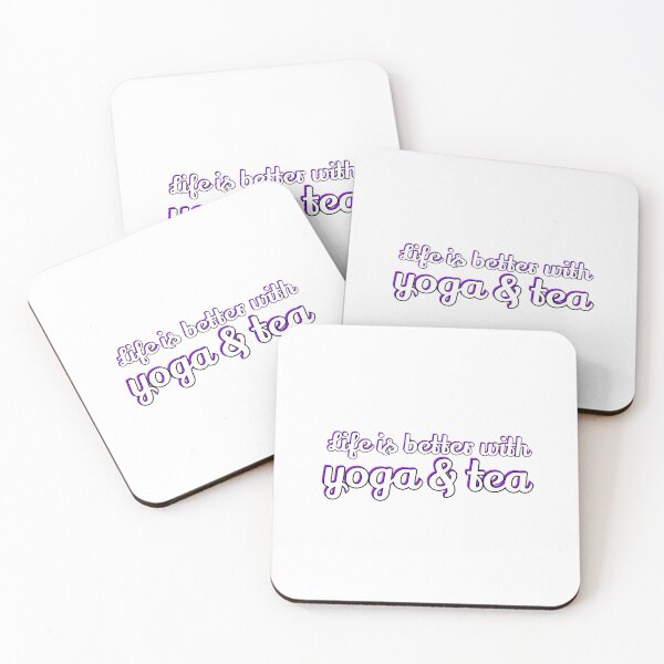 Item preview, Life Is Better With Yoga and Tea  designed and sold by Inspirationmotivation.