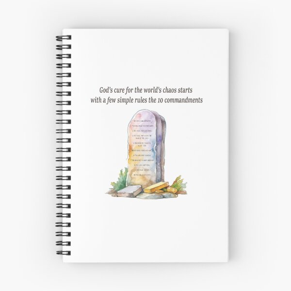 Item preview, The Ten Commandments designed and sold by WideIsTheGate.