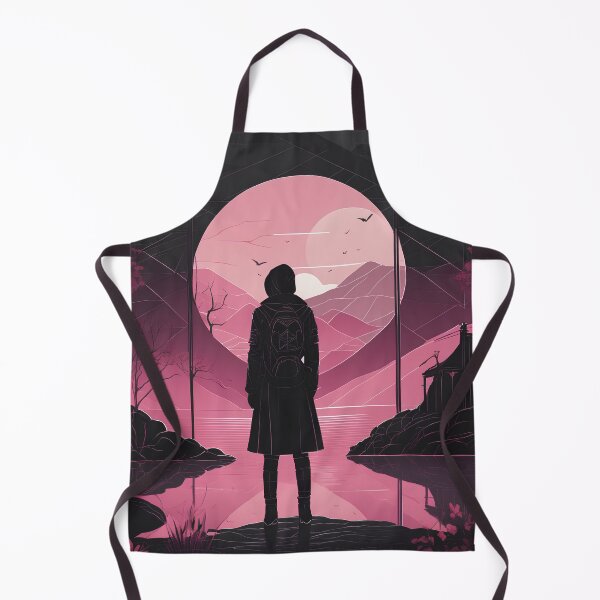 Item preview, Solitude at Pink Sunset: A Moment of Serenity designed and sold by ObscureElegance.
