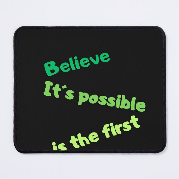 Item preview, "Empower Your Journey with 'Believe It's Possible' Tee" designed and sold by TeeAauthenticF.
