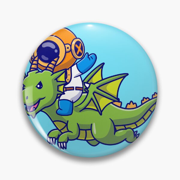 Item preview, Cute Diver Riding Dragon Cartoon Vector Icon designed and sold by hjian8219.