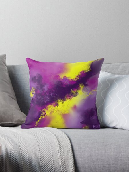 Aperçu de l'œuvre Equinox - Résumé jaune violet créée et vendue par Joey Santiago.