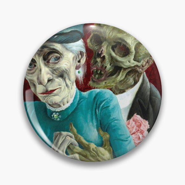 Item preview, "The Last Cavalier," gothic horror surrealism New Objectivism style oil on canvas portrait painting by Albert Birkle designed and sold by Jéanpaul  Ferro.