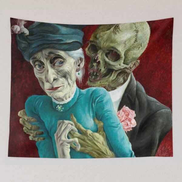 Item preview, "The Last Cavalier," gothic horror surrealism New Objectivism style oil on canvas portrait painting by Albert Birkle designed and sold by Jéanpaul  Ferro.