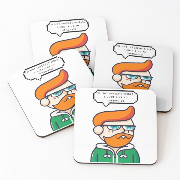 Item preview, I am not irresponsible, I just like to improvise | Pixel Style designed and sold by CircinusStore.
