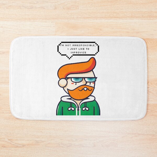 Item preview, I am not irresponsible, I just like to improvise | Pixel Style designed and sold by CircinusStore.