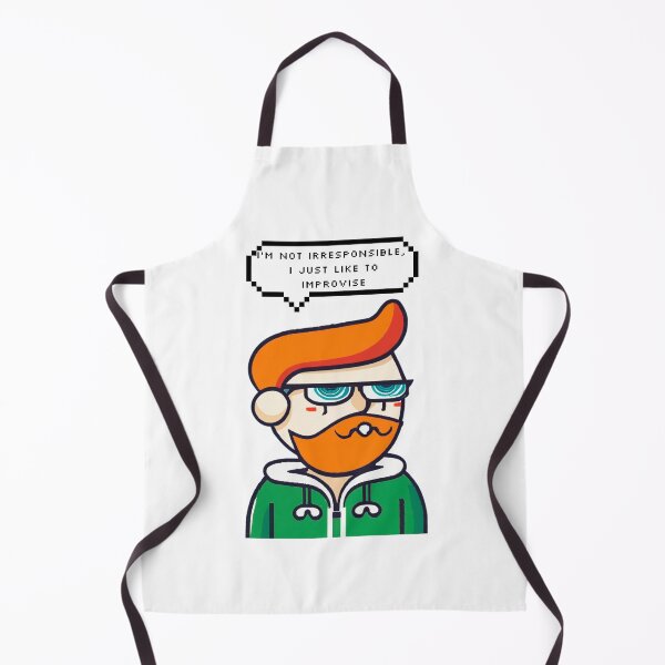 Item preview, I am not irresponsible, I just like to improvise | Pixel Style designed and sold by CircinusStore.