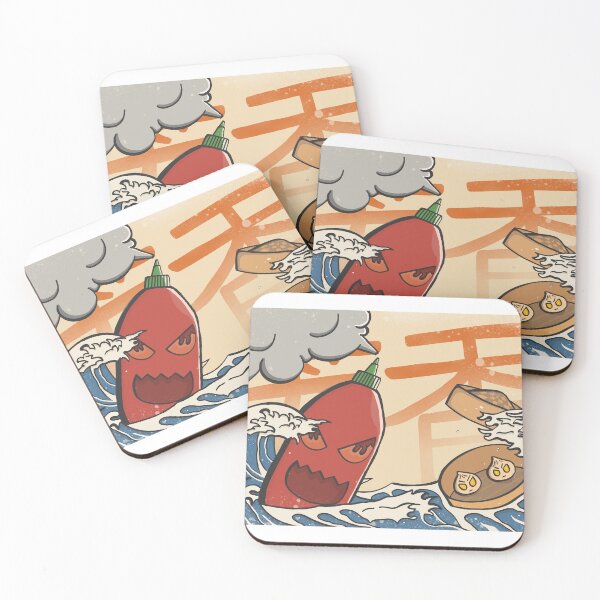 Item preview, great wave off kanagawa (siracha edition) designed and sold by ashleyy88.