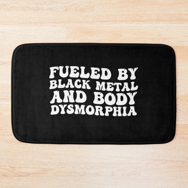 Item preview, Fueled By Black Metal And Body Dysmorphia Funny Grunge Style designed and sold by Amineharoni.