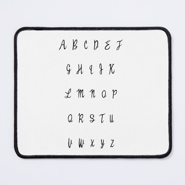 Item preview, Cutesy Cursive Alphabet designed and sold by Meg-Hoyt.