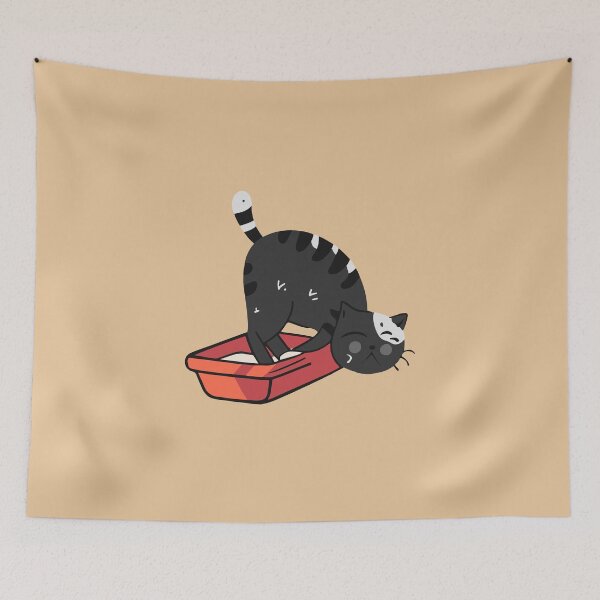Item preview, cat litter box designed and sold by The  Knick Knack Nook.