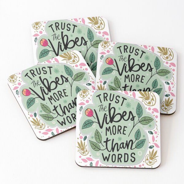 Item preview, Trust the vibes more than words designed and sold by WondersByMel.