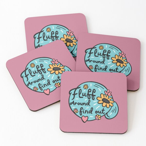 Item preview, Fluff Around And Find Out Girly Bumper Sticker designed and sold by InspireSticker.
