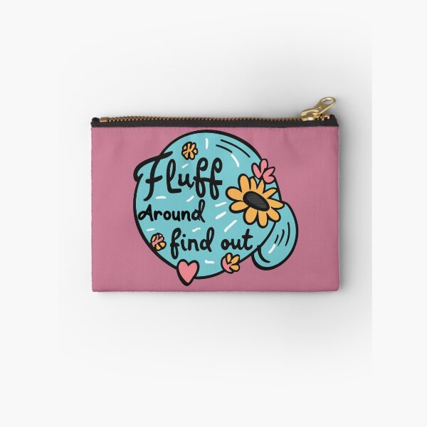 Item preview, Fluff Around And Find Out Girly Bumper Sticker designed and sold by InspireSticker.