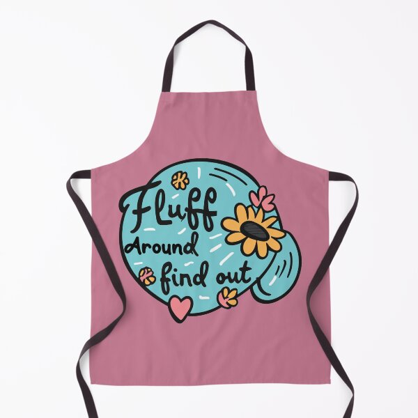 Item preview, Fluff Around And Find Out Girly Bumper Sticker designed and sold by InspireSticker.