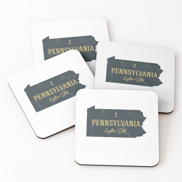 Item preview, American state map. Pennsylvania. Keystone State designed and sold by dk-design85.