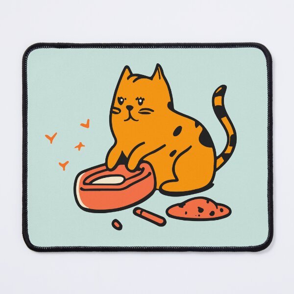 Item preview, cute and smiley black cat sitting in its cat litter box designed and sold by The  Knick Knack Nook.