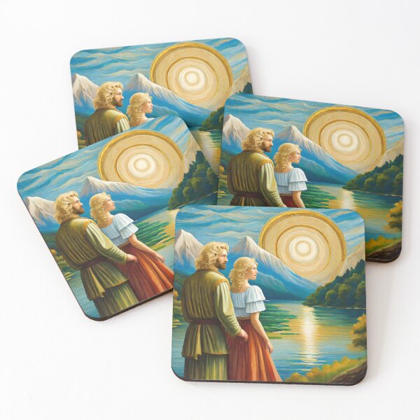 Item preview, Two people by a lake designed and sold by EternityofDream.