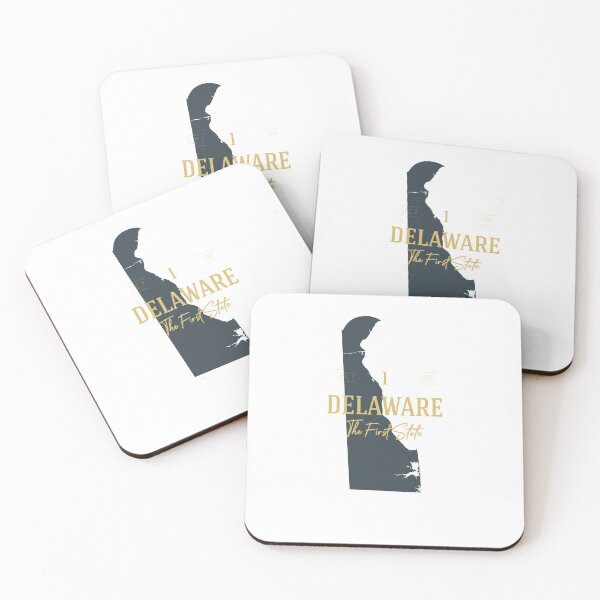 Item preview, American state map. Delaware. The First State designed and sold by dk-design85.