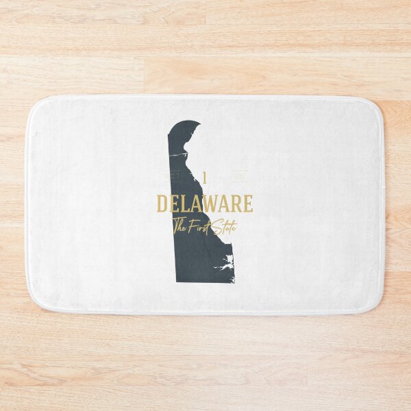 Item preview, American state map. Delaware. The First State designed and sold by dk-design85.