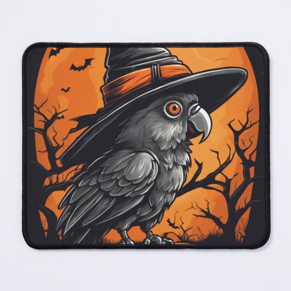 Item preview, Happy Halloween Crow and Moon Design: Spooky Elegance for October Nights designed and sold by ArtazaBazaar.