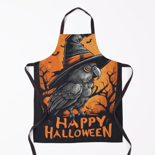 Item preview, Happy Halloween Crow and Moon Design: Spooky Elegance for October Nights designed and sold by ArtazaBazaar.