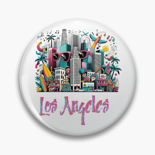 Artikelvorschau, Skyline von Los Angeles entworfen und verkauft von Places On Earth.