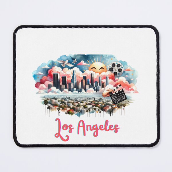 Item preview, Los Angeles Skyline Painting designed and sold by Places On Earth.