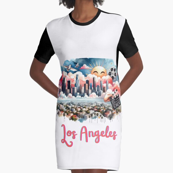 Item preview, Los Angeles Skyline Painting designed and sold by placesonearth.