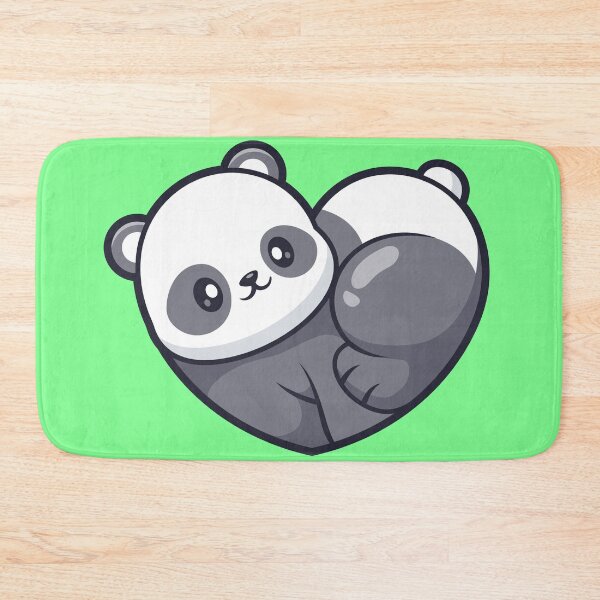 Item preview, Cute Panda Love Heart Shape Cartoon Vector Icon designed and sold by hjian8219.