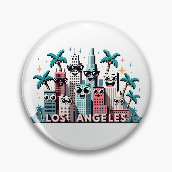 Artikelvorschau, Skurrile Skyline von Los Angeles entworfen und verkauft von Places On Earth.