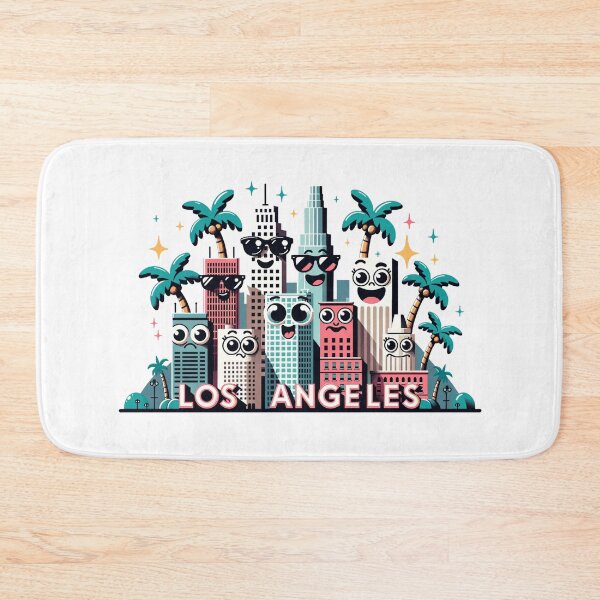 Item preview, Los Angeles Quirky Skyline designed and sold by Places On Earth.