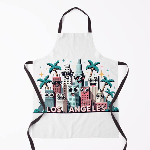 Item preview, Los Angeles Quirky Skyline designed and sold by Places On Earth.