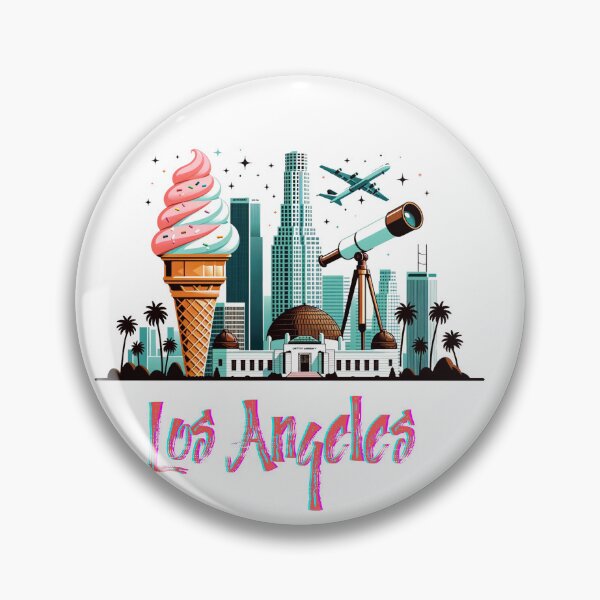 Artikelvorschau, Skyline von Los Angeles entworfen und verkauft von Places On Earth.