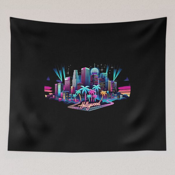 Item preview, Los Angeles Skyline Retro designed and sold by Places On Earth.