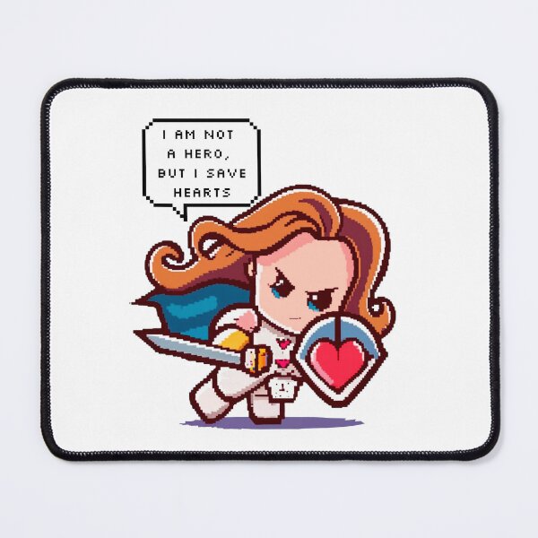 Item preview, I am not a hero, but I save hearts | Pixel Style designed and sold by CircinusStore.