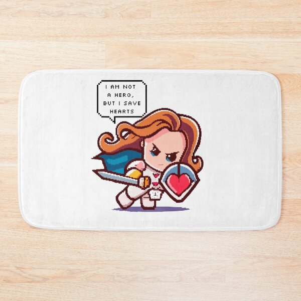 Item preview, I am not a hero, but I save hearts | Pixel Style designed and sold by CircinusStore.