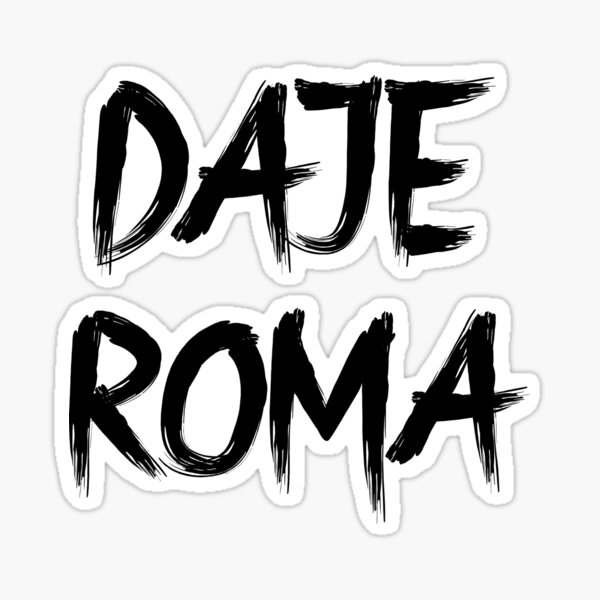 Item preview, Daje Roma Black designed and sold by VRedBaller.