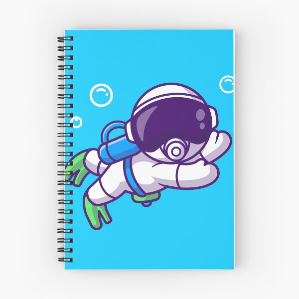 Item preview, Cute Astronaut Snorkeling Cartoon Vector Icon designed and sold by hjian8219.