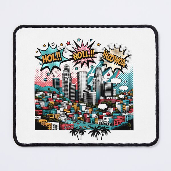 Item preview, Los Angeles Comic Skyline designed and sold by Places On Earth.