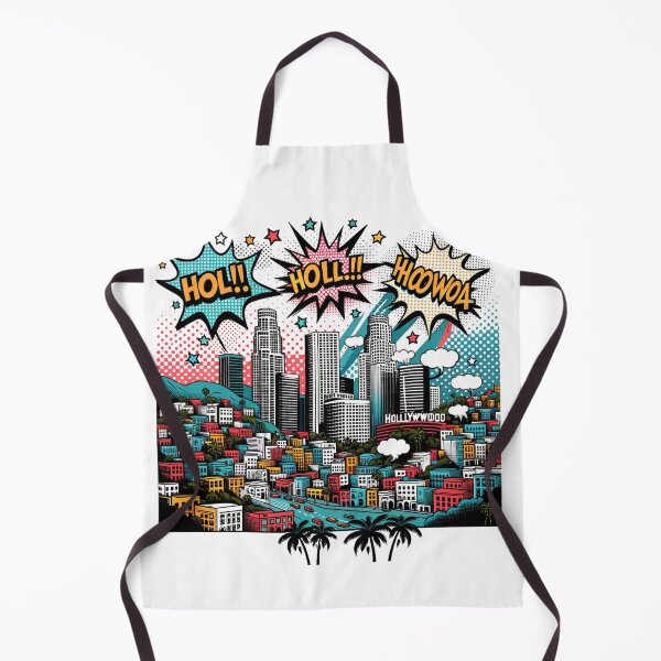 Item preview, Los Angeles Comic Skyline designed and sold by Places On Earth.