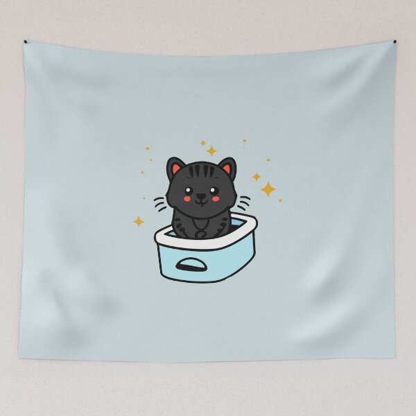 Item preview, cat litter box designed and sold by The  Knick Knack Nook.