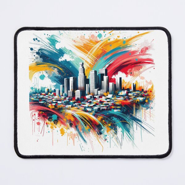 Item preview, Los Angeles Skyline Abstract designed and sold by Places On Earth.