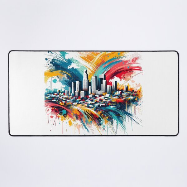 Item preview, Los Angeles Skyline Abstract designed and sold by Places On Earth.